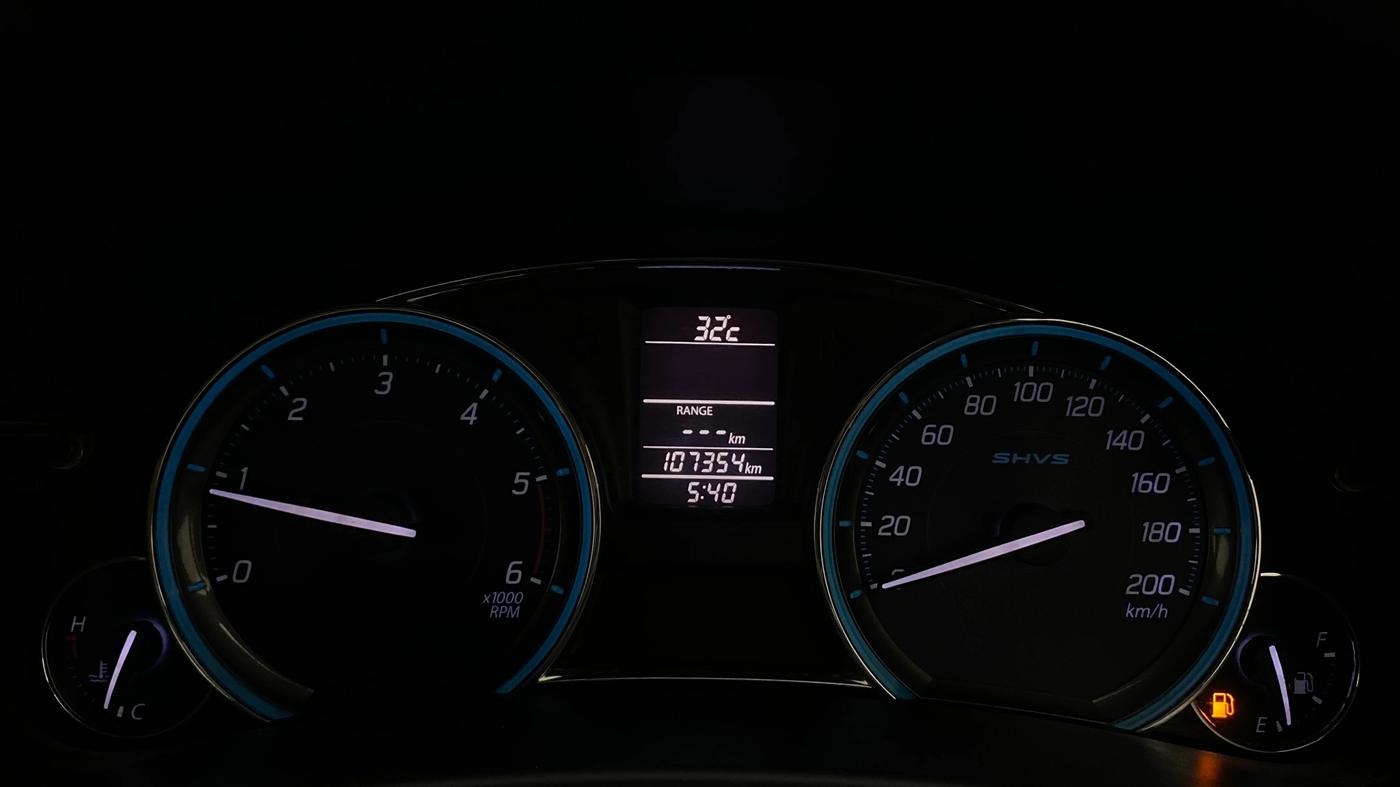 2016 Maruti Ciaz ZDI+ SHVS, Diesel, Manual, 1,07,369 km, Odometer Image