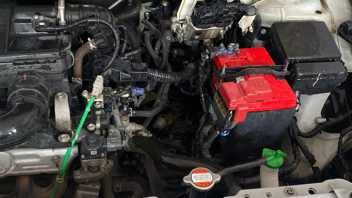 2023 Toyota Glanza G E-CNG, CNG, Manual, 74,710 km, Engine View - Left