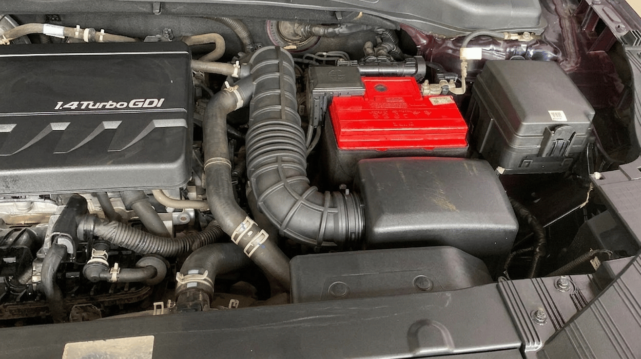 2023 KIA CARENS PRESTIGE PLUS 1.4 PETROL 7 STR, Petrol, Manual, 40,101 km, Engine View - Left