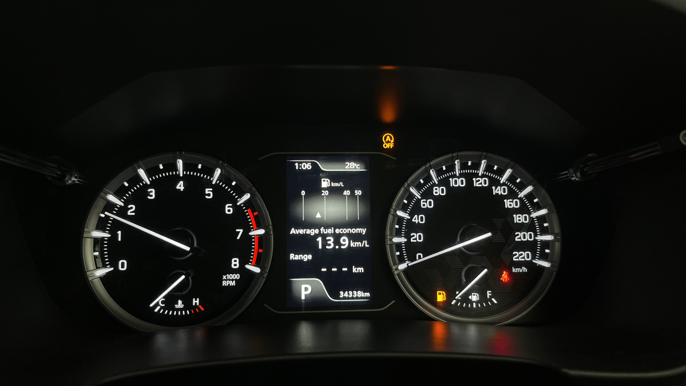 2023 Maruti Grand Vitara DELTA SMART HYBRID AT, Petrol, Automatic, 34,317 km, Odometer Image
