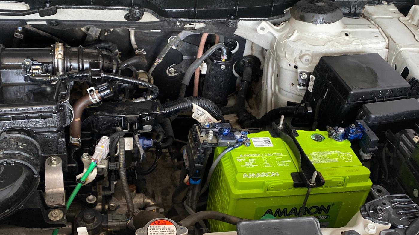 2023 Maruti BREZZA ZXI AT SMART HYBRID, Petrol, Automatic, 23,891 km, Engine View - Left