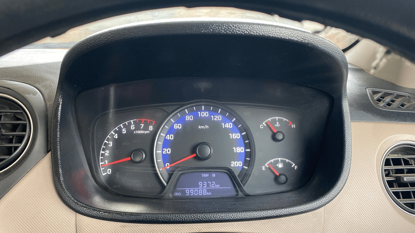 2018 Hyundai Xcent S 1.2, CNG, Manual, 99,084 km, Odometer Image