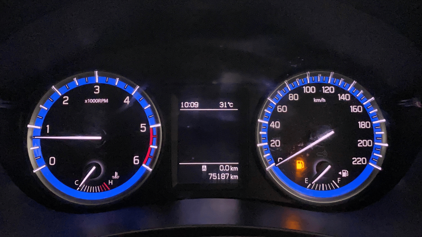 2016 Maruti S Cross ZETA 1.3, Diesel, Manual, 75,177 km, Odometer Image