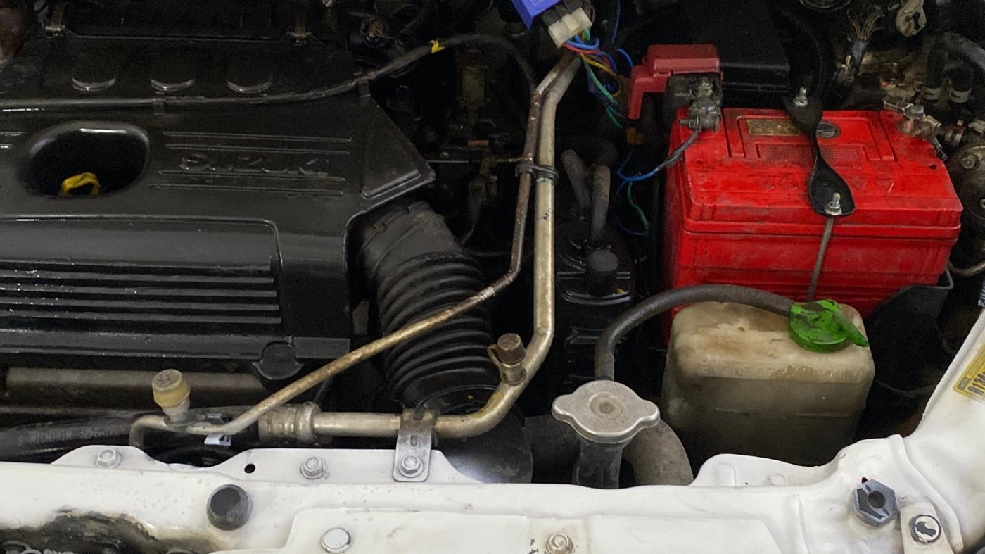2014 Maruti Wagon R 1.0 LXI CNG, CNG, Manual, 34,754 km, Engine View - Left