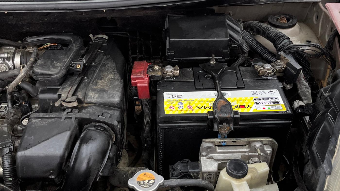 2013 Nissan Micra XV CVT, Petrol, Automatic, 68,014 km, Engine View - Left