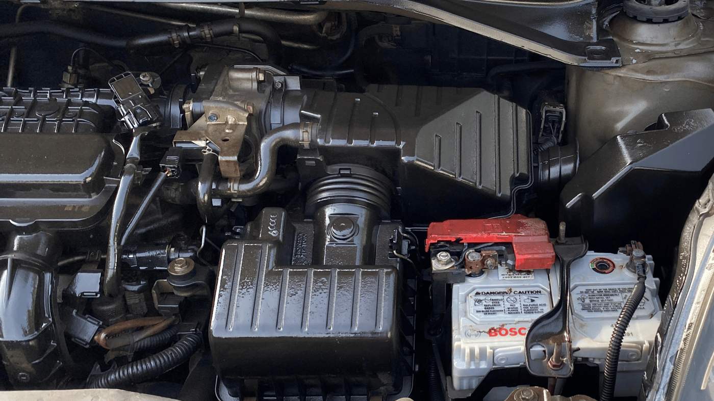 2013 Honda Brio S MT, Petrol, Manual, 88,516 km, Engine View - Left