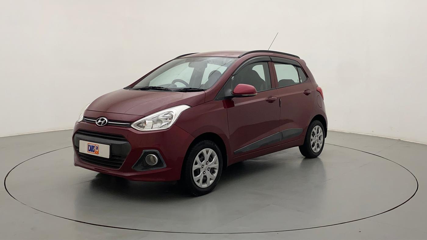 2015 Hyundai Grand i10 SPORTZ 1.2 KAPPA VTVT, Petrol, Manual, 36,720 km, Left Front Diagonal