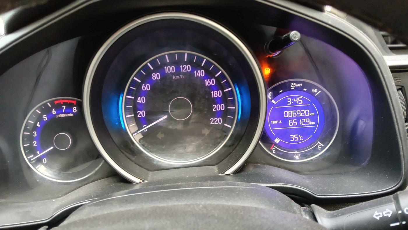 2021 Honda WR-V 1.2L I-VTEC VX MT, Petrol, Manual, 86,920 km, Odometer Image