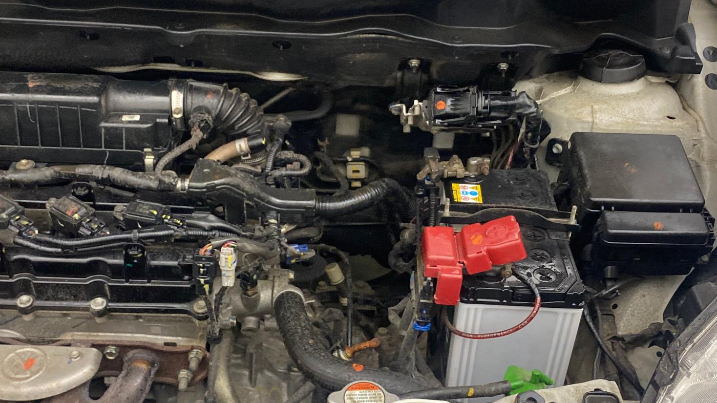 2021 Maruti Ertiga VXI AT SHVS, Petrol, Automatic, 46,410 km, Engine View - Left