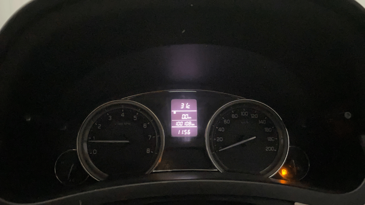 2017 Maruti Ciaz DELTA 1.4 MT PETROL, Petrol, Manual, 1,02,069 km, Odometer Image