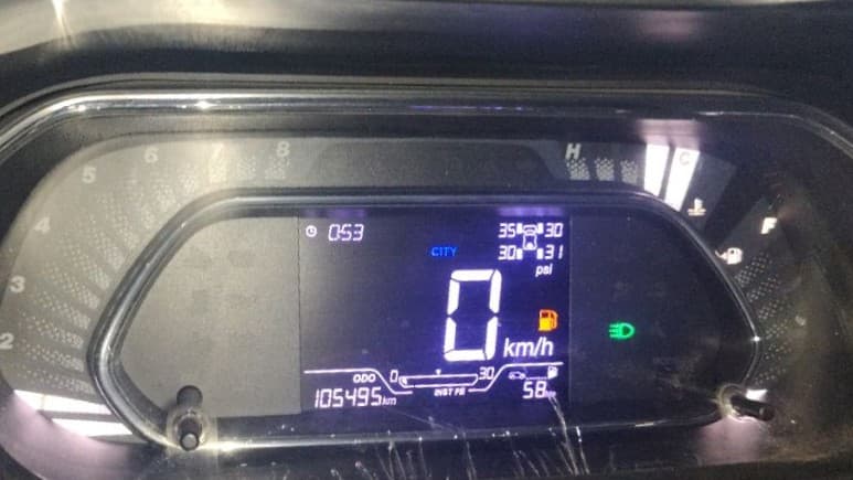 2020 Tata NEXON XZ PLUS PETROL SUNROOF, Petrol, Manual, 1,05,495 km, Odometer Image