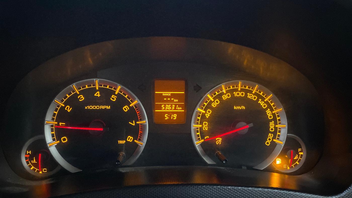 2015 Maruti Swift VXI, Petrol, Manual, 53,624 km, Odometer Image