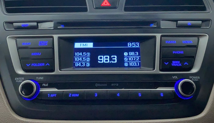 2014 Hyundai Elite i20 ASTA 1.2, Petrol, Manual, 68,377 km, Infotainment System