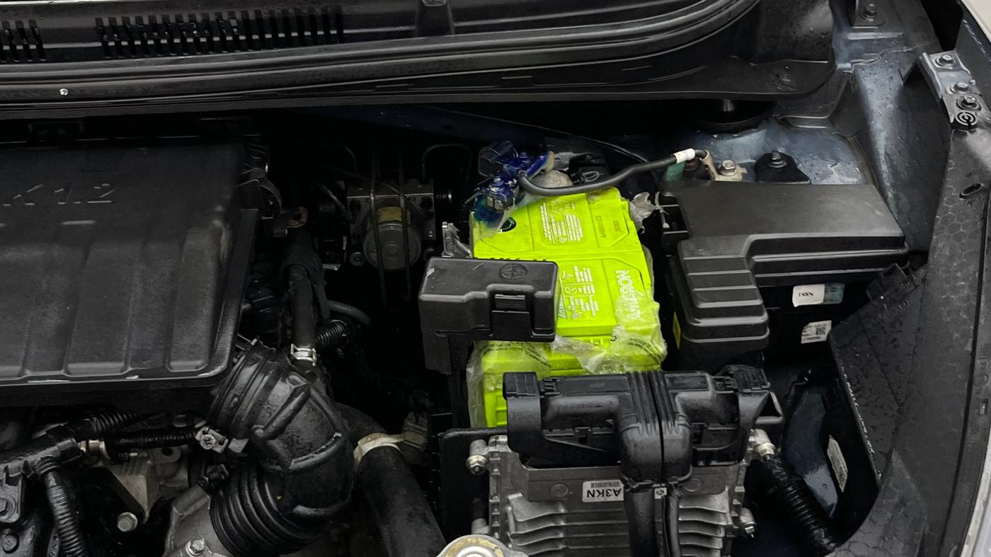 2021 Hyundai GRAND I10 NIOS ASTA AMT 1.2 KAPPA VTVT, Petrol, Automatic, 13,140 km, Engine View - Left