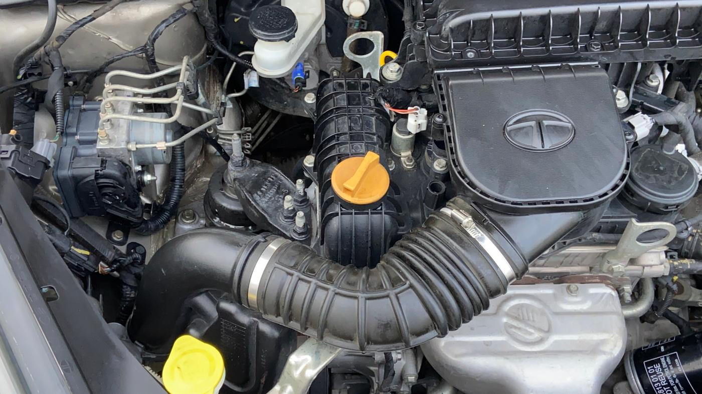 2019 Tata TIGOR XZA PLUS PETROL, Petrol, Automatic, 76,569 km, Engine View - Left
