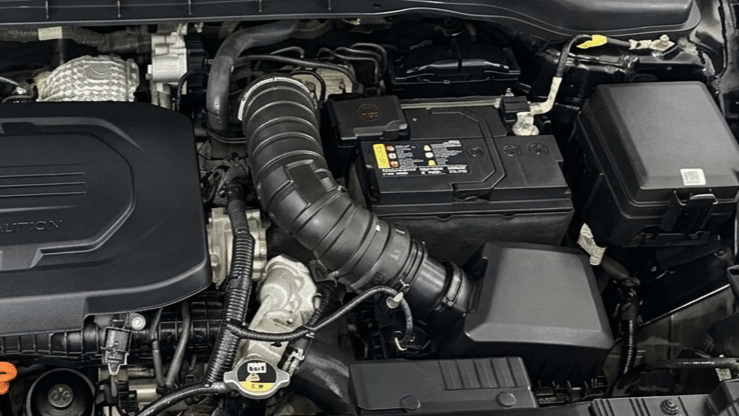 2023 KIA CARENS PRESTIGE PLUS 1.5 IMT DIESEL 7 STR, Diesel, Manual, 32,869 km, Engine View - Left
