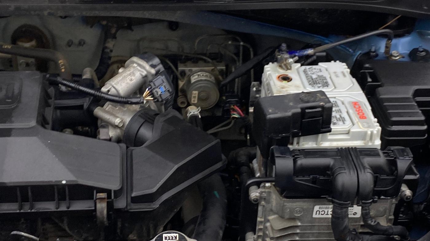 2019 Hyundai NEW SANTRO MAGNA AMT, Petrol, Automatic, 54,101 km, Engine View - Left