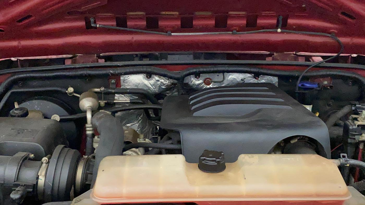 2021 Mahindra Thar LX  P 4WD AT CONVERTIBLE, Petrol, Automatic, 44,163 km, Engine View