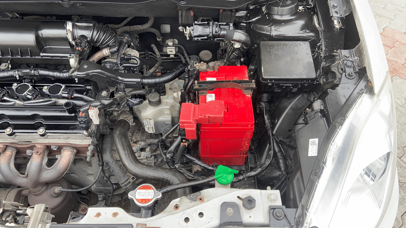 2018 Maruti Dzire VXI AMT, Petrol, Automatic, 60,108 km, Engine View - Left