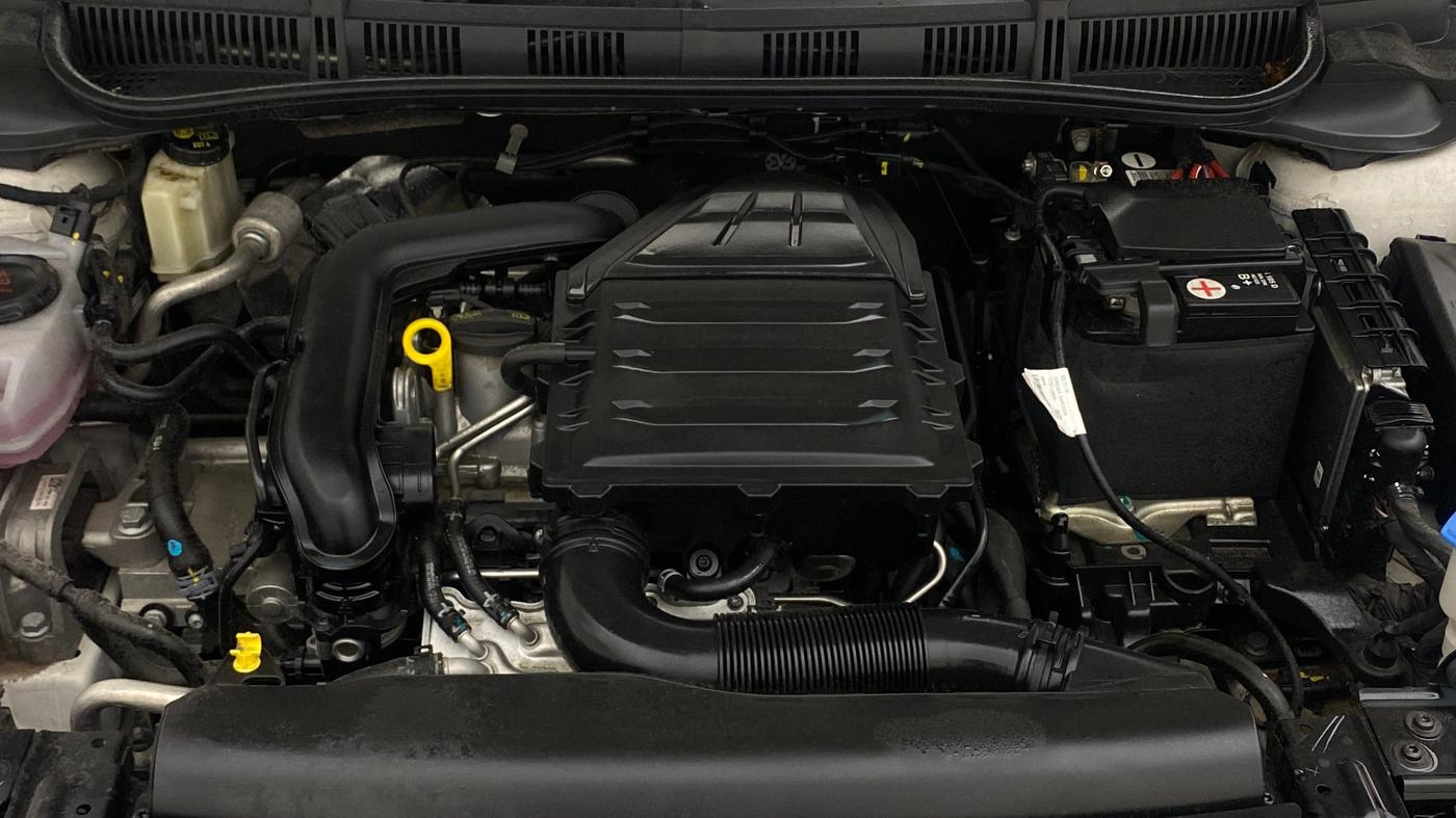 2023 Skoda SLAVIA AMBITION 1.0L TSI AT, Petrol, Automatic, 11,850 km, Engine View