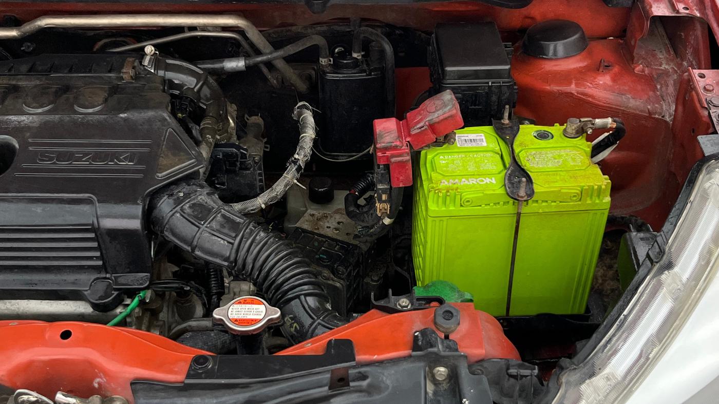 2016 Maruti Celerio VXI AMT, Petrol, Automatic, 1,12,413 km, Engine View - Left