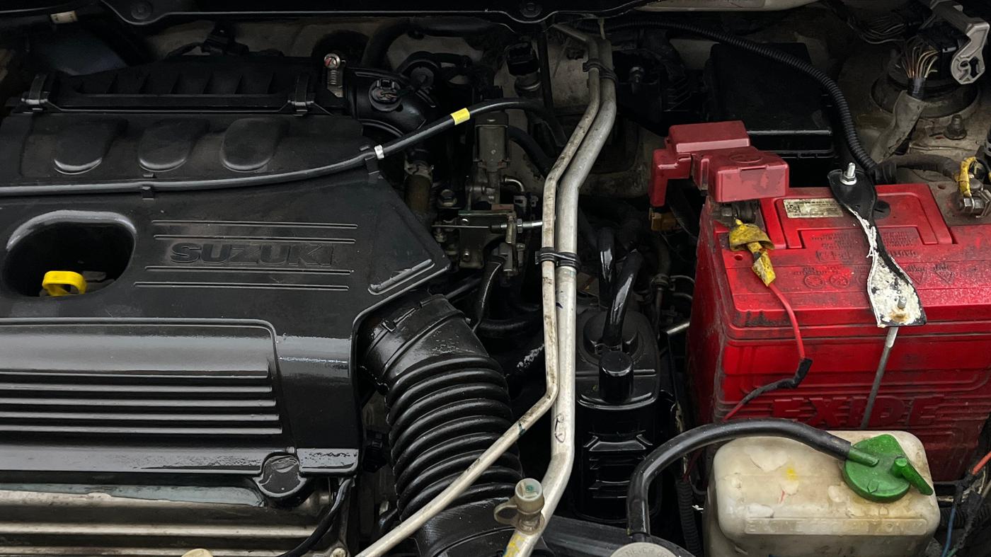 2015 Maruti Wagon R 1.0 LXI CNG, CNG, Manual, 86,745 km, Engine View - Left