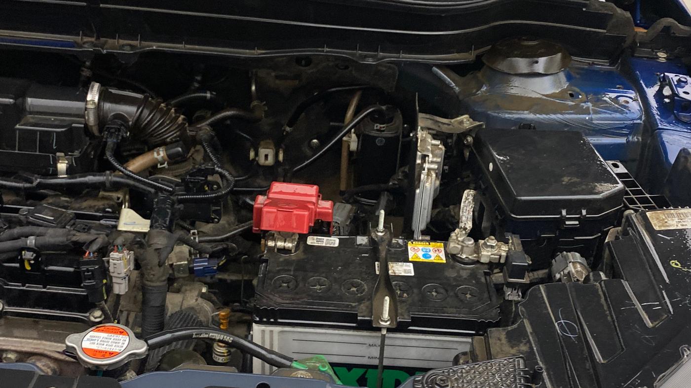 2022 Maruti Vitara Brezza ZXI PLUS AT DUAL TONE SHVS, Petrol, Automatic, 29,691 km, Engine View - Left