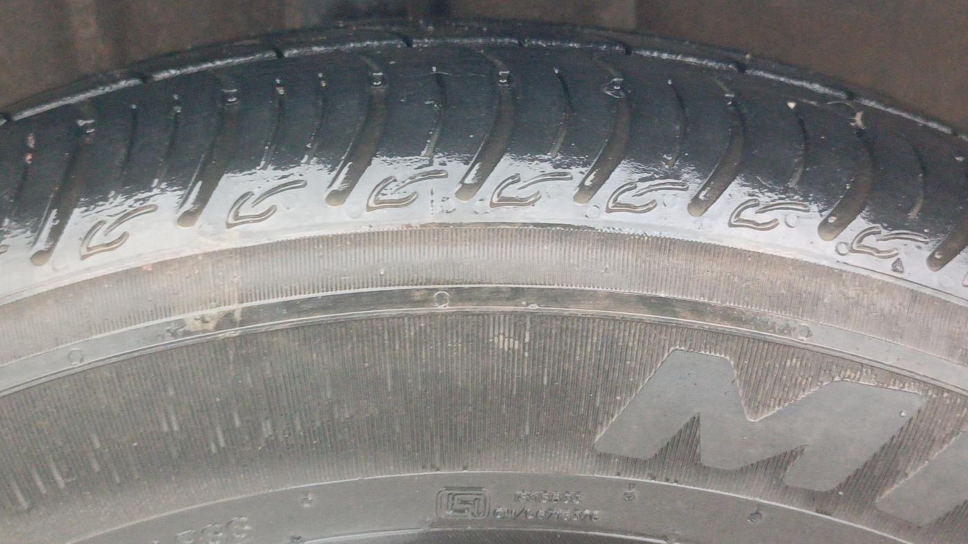 2025 Tata Tiago XZ iCNG, CNG, Manual, 8,611 km, Right Rear Tyre Tread