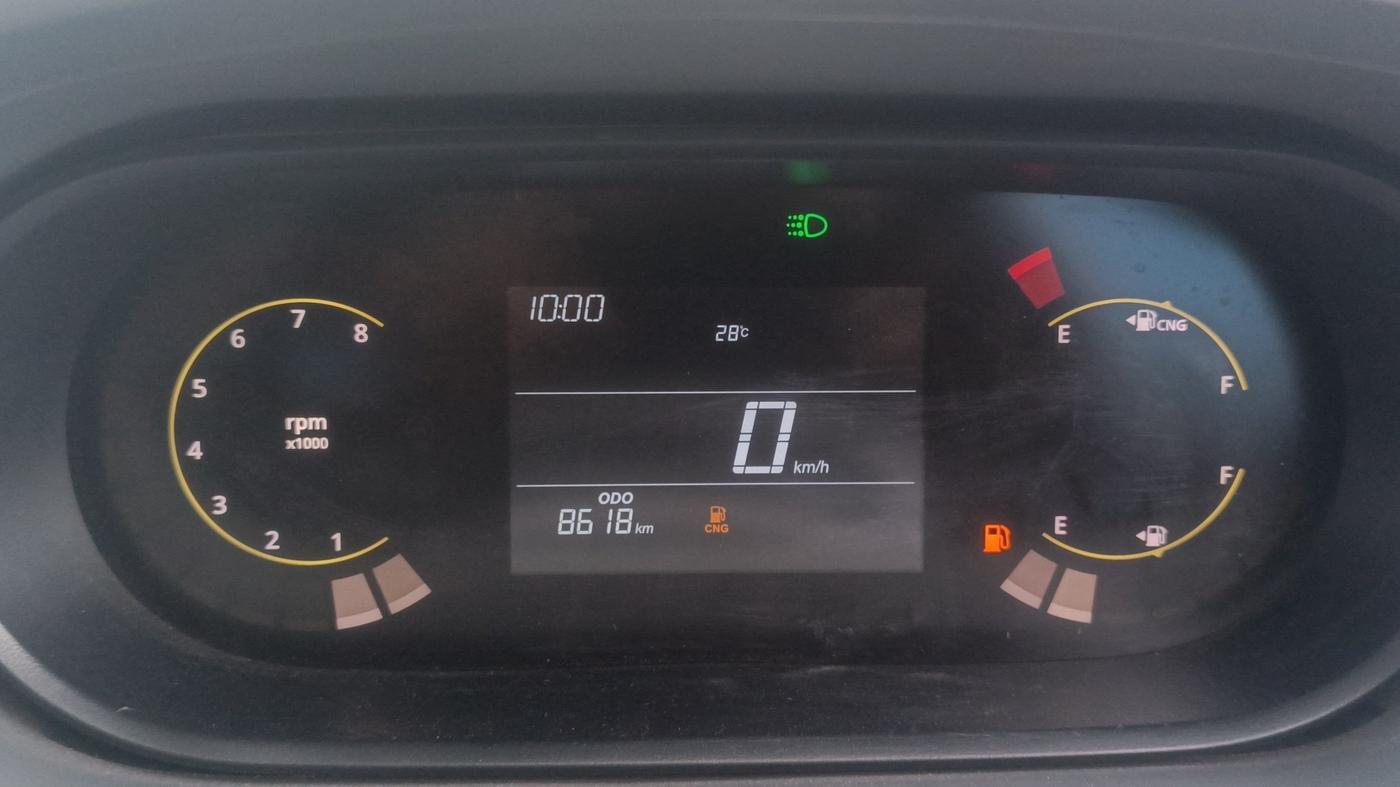 2025 Tata Tiago XZ iCNG, CNG, Manual, 8,611 km, Odometer Image