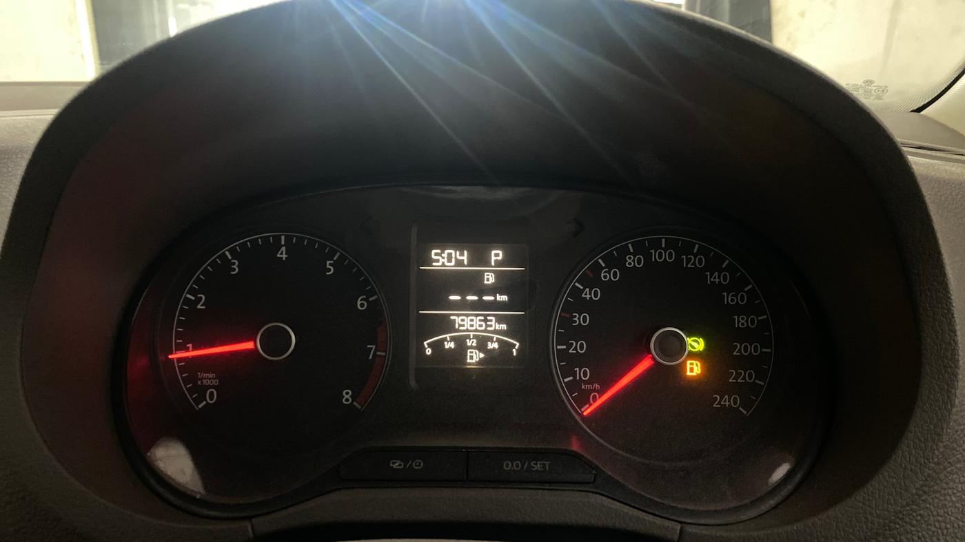 2016 Volkswagen Vento COMFORTLINE 1.2 TSI AT, Petrol, Automatic, 79,856 km, Odometer Image