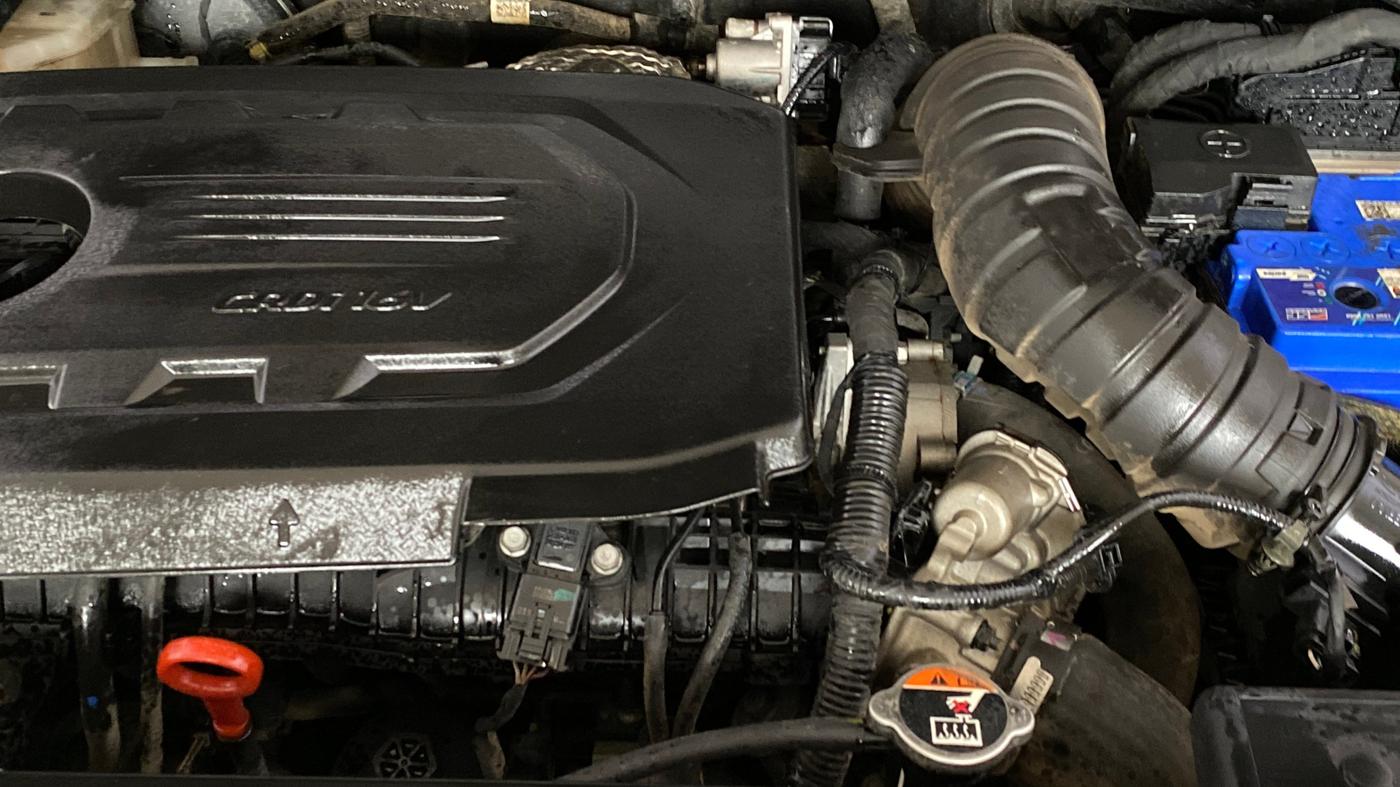 2023 KIA SONET HTX 1.5D IMT, Diesel, Manual, 54,892 km, Engine View