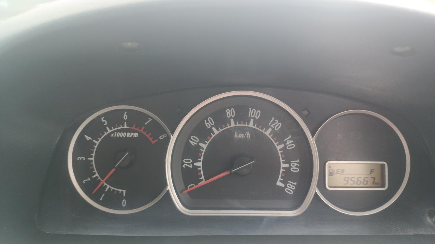 2013 Maruti Alto K10 VXI, Petrol, Manual, 95,666 km, Odometer Image