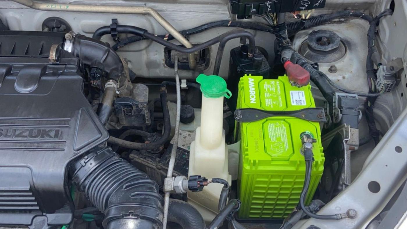 2017 Maruti Alto K10 VXI (O) AMT, Petrol, Automatic, 34,592 km, Engine View - Left