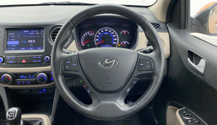 2017 Hyundai Grand i10 ASTA 1.2 KAPPA VTVT, Petrol, Manual, 31,408 km, Steering Wheel Close Up