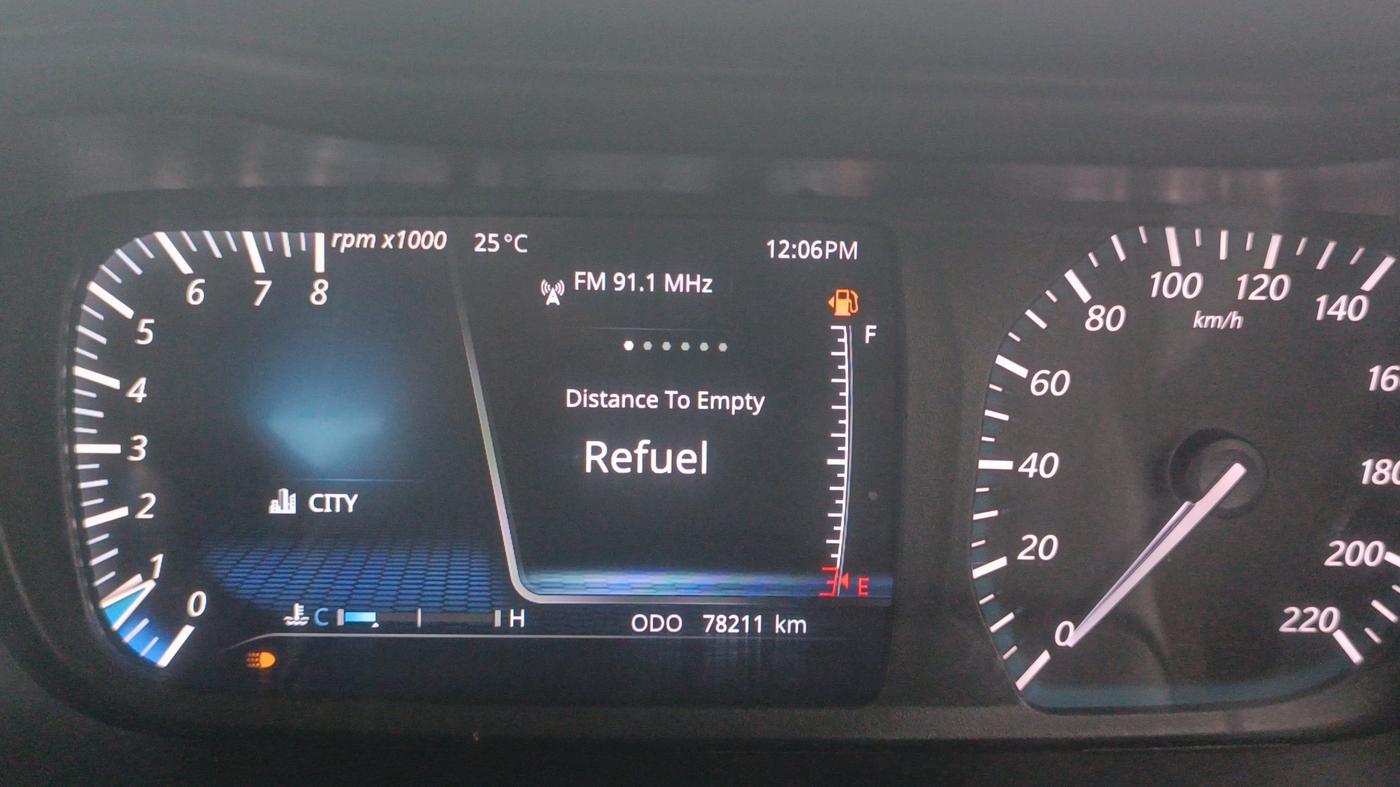2021 Tata ALTROZ XZ PETROL, Petrol, Manual, 78,210 km, Odometer Image