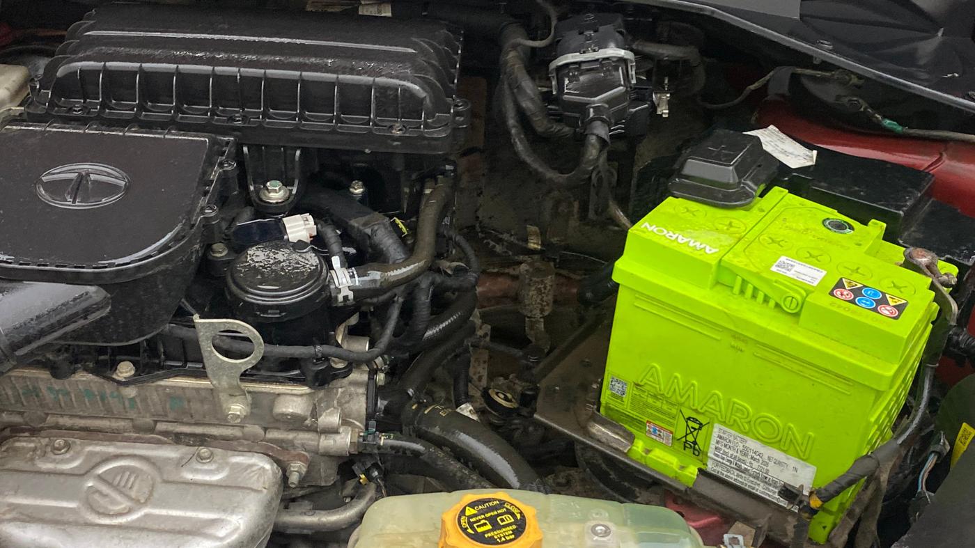 2019 Tata Tiago XZ PETROL, Petrol, Manual, 1,29,901 km, Engine View - Left