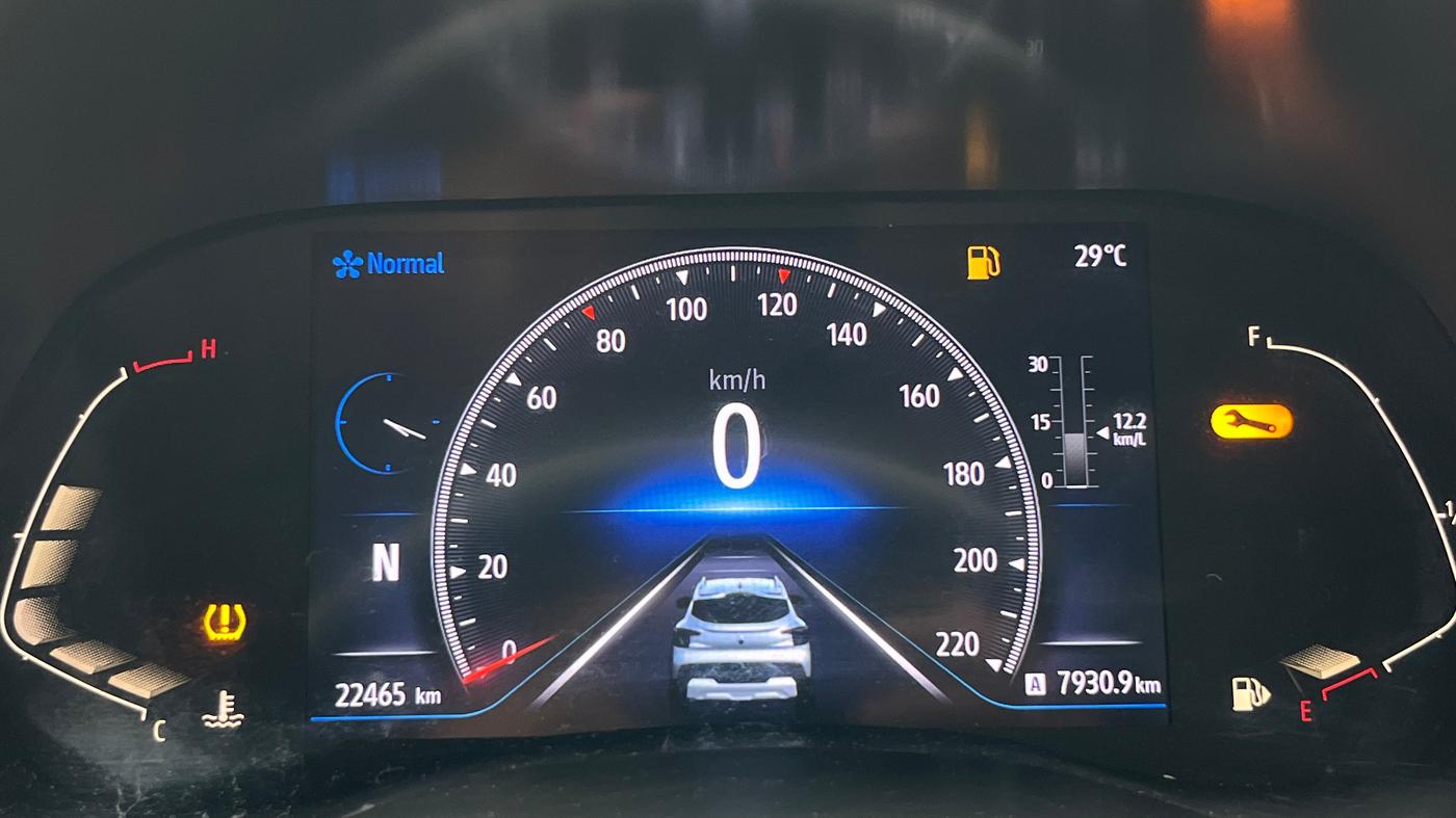 2023 Renault Kiger RXZ AMT, Petrol, Automatic, 22,465 km, Odometer Image