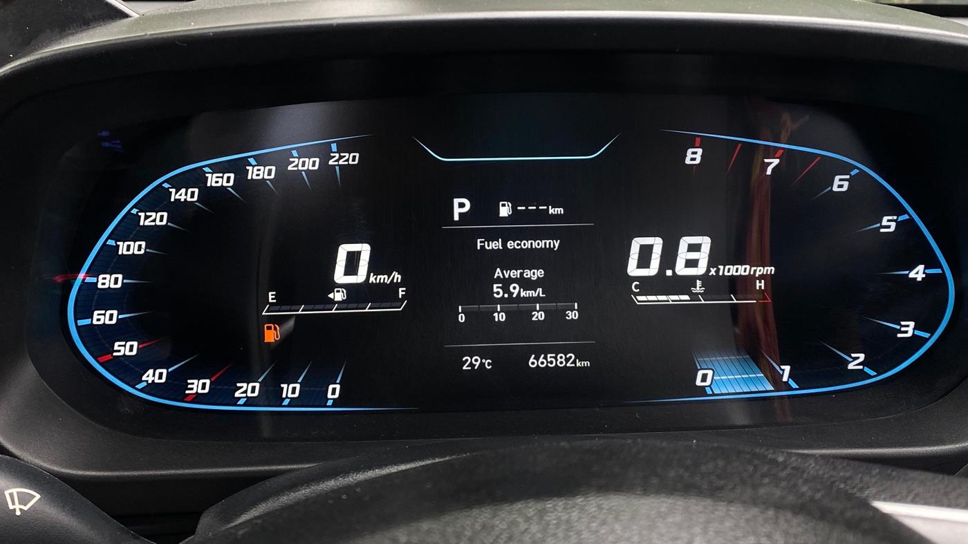2021 Hyundai NEW I20 Asta (O) 1.0 Turbo DCT Dual Tone, Petrol, Automatic, 66,569 km, Odometer Image