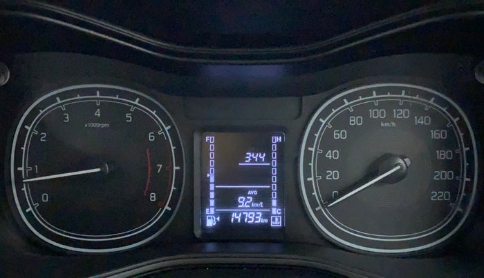 2021 Maruti Vitara Brezza VXI, Petrol, Manual, 15,009 km, Odometer Image