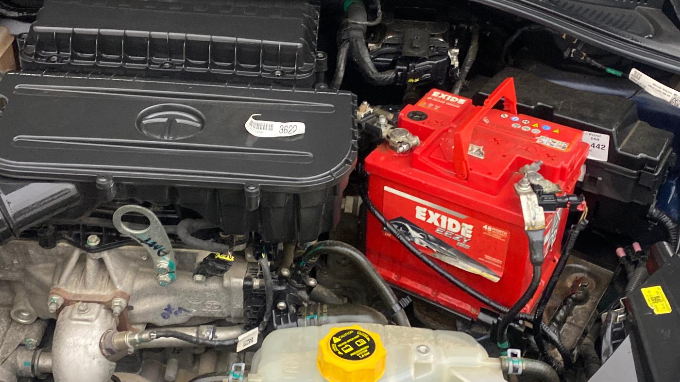 2023 Tata TIGOR XZA PLUS PETROL, Petrol, Automatic, 3,209 km, Engine View - Left
