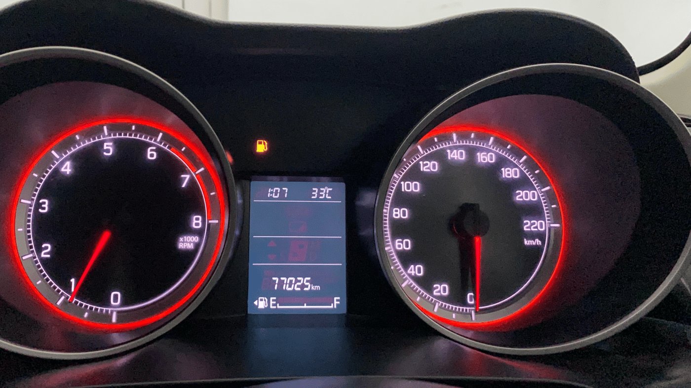 2020 Maruti Swift ZXI, Petrol, Manual, 77,005 km, Odometer Image