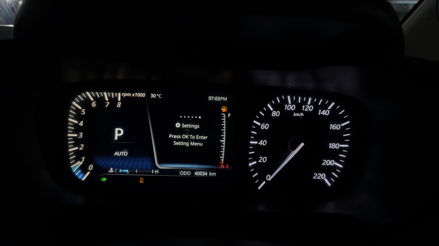 2024 Tata ALTROZ XZA, Petrol, Automatic, 40,033 km, Odometer Image