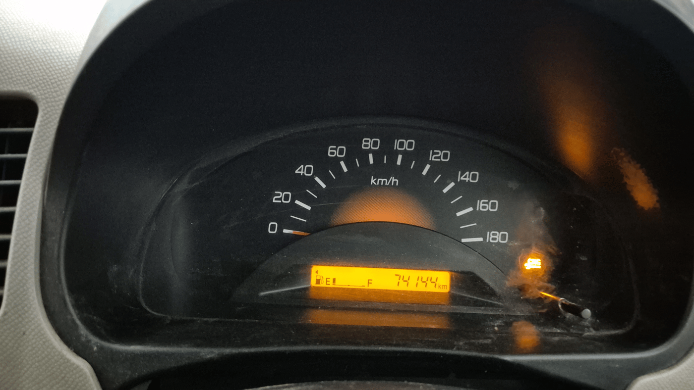 2014 Maruti Wagon R 1.0 LXI CNG, CNG, Manual, 74,132 km, Odometer Image