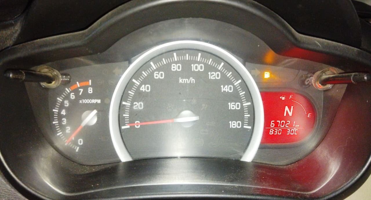 2016 Maruti Celerio VXI AMT, CNG, Automatic, 67,021 km, Odometer Image