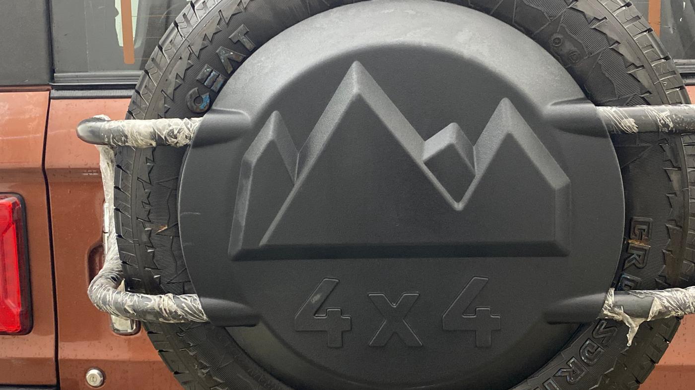 2021 Mahindra Thar LX PETROL HT 4WD AT, Petrol, Automatic, 55,979 km, Spare Tyre