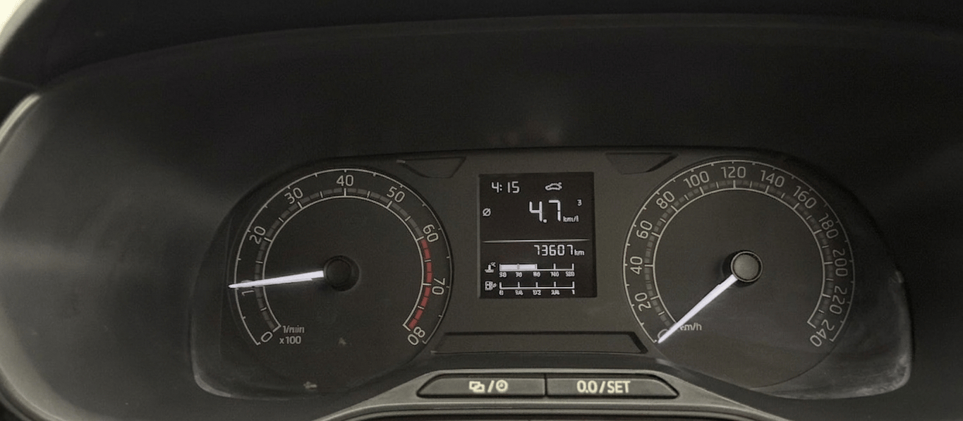 2022 Skoda KUSHAQ ACTIVE 1.0L TSI MT, Petrol, Manual, 73,678 km, Odometer Image