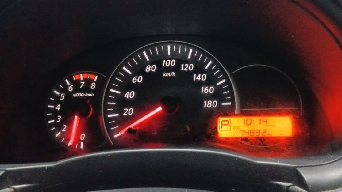 2016 Nissan Micra XL CVT, Petrol, Automatic, 74,892 km, Odometer Image