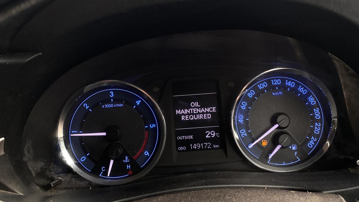 2014 Toyota Corolla Altis GL DIESEL, Diesel, Manual, 1,49,172 km, Odometer Image