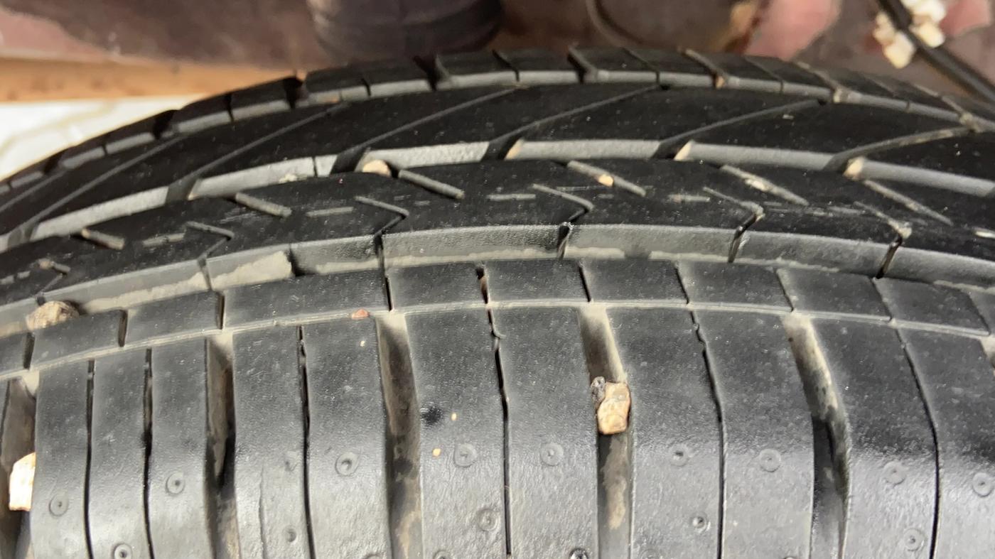2015 Datsun Go Plus T, Petrol, Manual, 93,383 km, Right Rear Tyre Tread