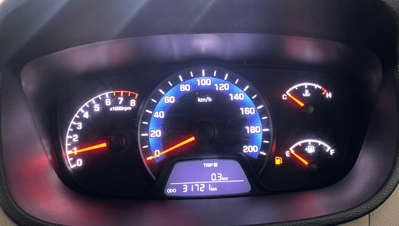 2014 Hyundai Xcent S (O) 1.2, Petrol, Manual, 31,748 km, Odometer Image